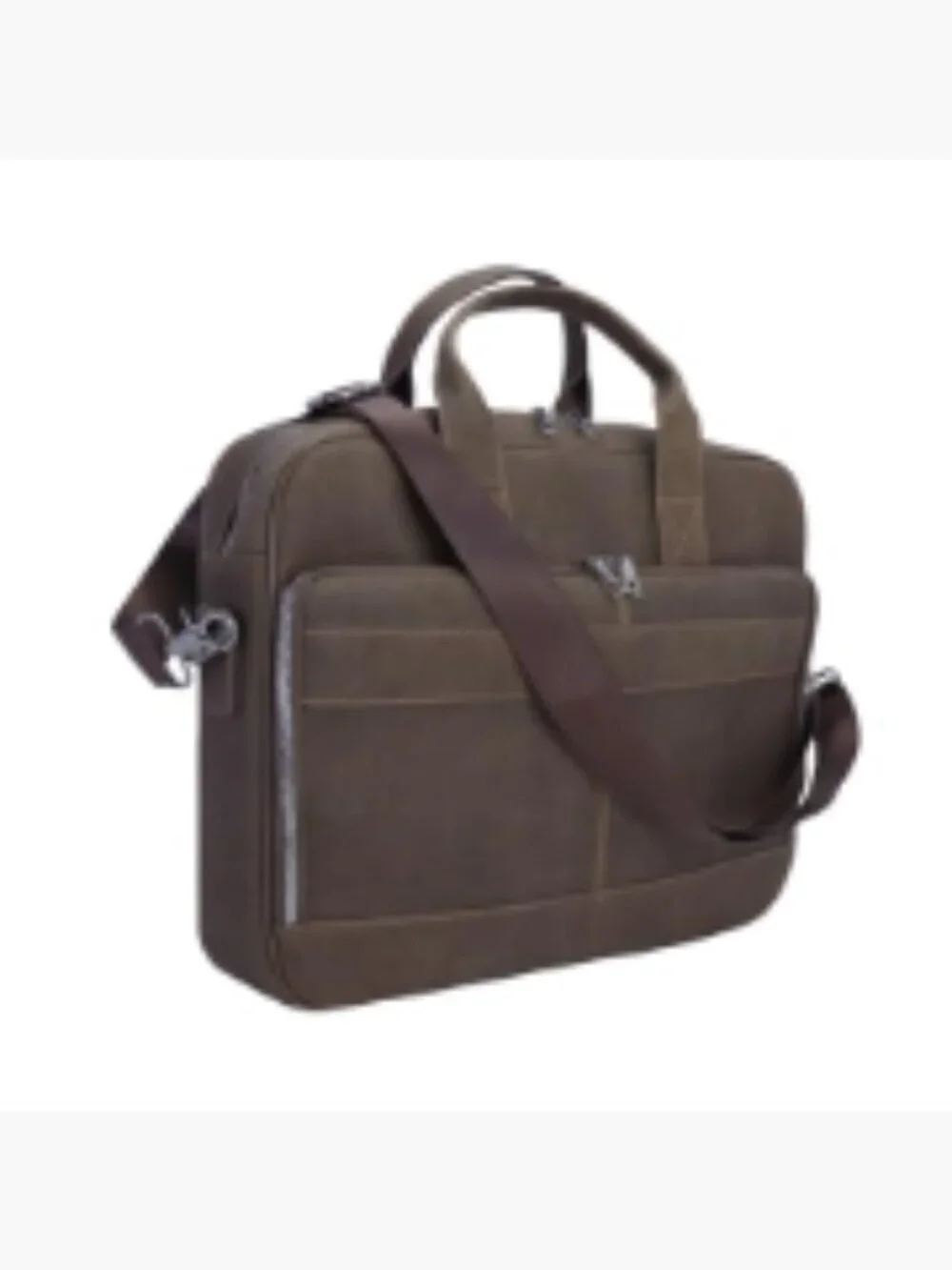 Vintage Faux Leather Laptop Messenger Bag Briefcase 15.6